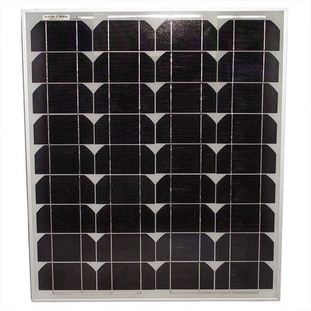 MIGHTY MAX BATTERY Monocrystalline Solar Panel, 50 W, 12V MAX3532531